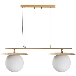 Φωτιστικό Οροφής - Ράγα Anemon 521SHN3495 115x130cm 2xE27 40W Gold Opviq