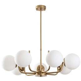 Φωτιστικό Οροφής Antler 521SHN3501 Φ74x70cm 7xE14 40W Gold Opviq