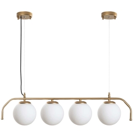 Φωτιστικό Οροφής - Ράγα Antler 521SHN3503 83x120cm 4xE14 40W Gold Opviq