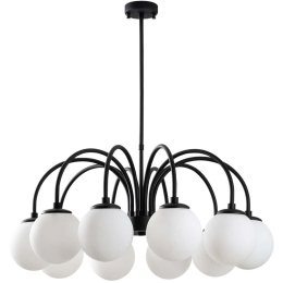 Φωτιστικό Οροφής 780SGN4605 Sferis 521SHN3521 75x80cm 10xE27 40W Black Opviq