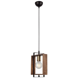 Φωτιστικό Οροφής Karo 341LCA1127 27x82cm 1xE27 40W Brown Opviq