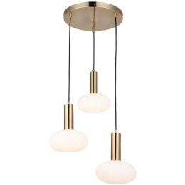 Φωτιστικό Οροφής Kabo 341LCA1197 45x127cm 3xE27 40W Gold Opviq