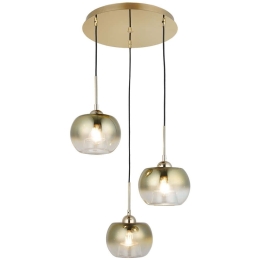 Φωτιστικό Οροφής Karden 341LCA1214 51x180cm 3xE27 40W Gold Opviq