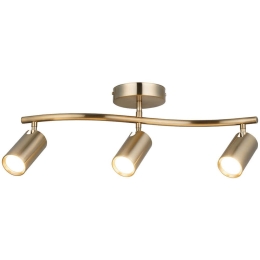 Φωτιστικό Οροφής - Σποτ Spotte 341LCA1222 55x25cm 3xGU10 7W Gold Opviq
