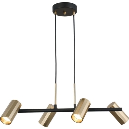 Φωτιστικό Οροφής - Σποτ Oktano 341LCA1234 71x104cm 4xGU10 7W Black-Gold Opviq