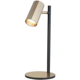 Φωτιστικό Επιτραπέζιο Oktano 341LCA1404 17x41cm 1xGU10 7W Black-Gold Opviq