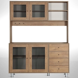 Ντουλάπι Κουζίνας Grano 801CMY5415 140x40x187cm Oak Μοριοσανίδα