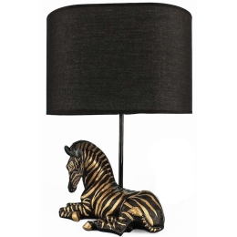 Φωτιστικό Επιτραπέζιο 687HMY2397 Φ30x38cm 1xE27 40W Black-Gold Opviq