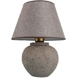 Φωτιστικό Επιτραπέζιο 687HMY2401 Φ25x35cm 1xE27 40W Grey Opviq