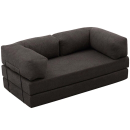 Καναπές Τριθέσιος Comfort 825BLC5217 190x95x75cm Anthracite
