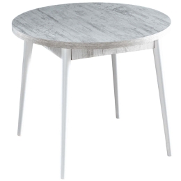 Τραπέζι Stil 107BCK1504 90x77,5x90cm Antique White Μοριοσανίδα,Ξύλο