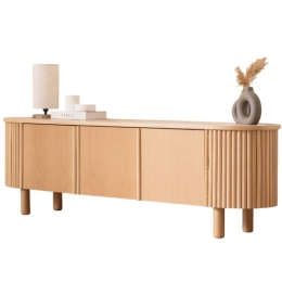 Έπιπλο Τηλεόρασης Lugias 524ADS1301 180x40x50cm Natural