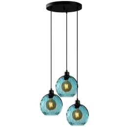 Φωτιστικό Οροφής Benek 521SHN3542 44x44x120cm 3xE27 40W Blue Opviq