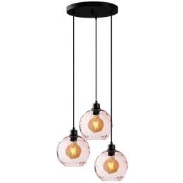 Φωτιστικό Οροφής Benek 521SHN3543 44x44x120cm 3xE27 40W Pink Opviq