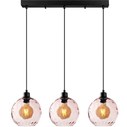 Φωτιστικό Οροφής - Ράγα Benek 521SHN3553 70x20x120cm 3xE27 40W Pink Opviq