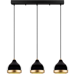 Φωτιστικό Οροφής - Ράγα Yildo 892OPV2133 67x17x111cm 3xE27 40W Black Opviq