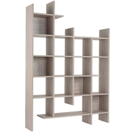 Βιβλιοθήκη Manco 855DTE3788 122x25,5x188cm Travertine Beige