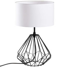 Φωτιστικό Επιτραπέζιο Diamond 892OPV2204 25x25x43cm 1xE27 40W Black-White Opviq
