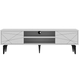 Έπιπλο Τηλεόρασης Brendon 327ODS1258 160x39,6x48,2cm White