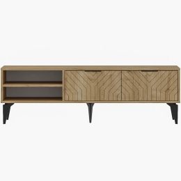 Έπιπλο Τηλεόρασης Regina 327ODS1267 160x29,6x50cm Sapphire Oak