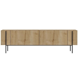Έπιπλο Τηλεόρασης Herman 327ODS1271 160x31,4x45,6cm Oak