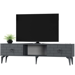 Έπιπλο Τηλεόρασης Varna 475OLV2927 150x29,6x44,6cm Anthracite