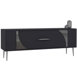 Έπιπλο Τηλεόρασης Retrop 475OLV2950 120x26,4x48,2cm Anthracite-Silver