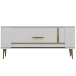 Έπιπλο Τηλεόρασης Retrop 475OLV2963 120x26,4x48,2cm White-Gold
