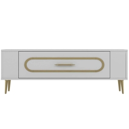 Έπιπλο Τηλεόρασης Retrop 475OLV2967 120x26,4x48,2cm White-Gold