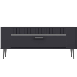 Έπιπλο Τηλεόρασης Retrolp 475OLV2970 120x26,4x48,2cm Anthracite-Silver
