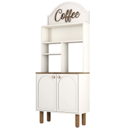 Ντουλάπι Kουζίνας Bohem 845HCT5820 81,3x35x203cm Cream Μοριοσανίδα, Μελαμίνη