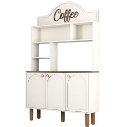 Ντουλάπι Kουζίνας Bohem 845HCT5822 120x35x203cm Cream Μοριοσανίδα, Μελαμίνη