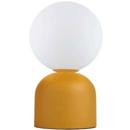Φωτιστικό Επιτραπέζιο 780SGN4736 15x15x28cm 1xE27 40W Yellow-White Opviq