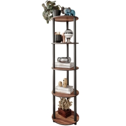 Ραφιέρα Δαπέδου 282PTR1126 Φ34x140cm Walnut
