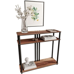 Κονσόλα Garcia 282PTR1148 90x30x84cm Walnut Mdf,Ξύλο