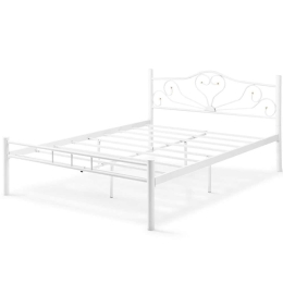 Κρεβάτι K50 (Για Στρώμα 160x200cm) 319HBV1181 160x200x95cm White Διπλό