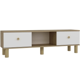 Έπιπλο Τηλεόρασης Mono 475OLV1476 150x29,6x40,6cm Oak-White