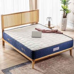 Στρώμα Masaj Terapi 523MRL1159 90x200cm White-Blue Μονό