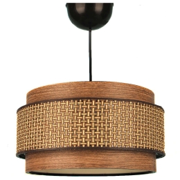 Φωτιστικό Οροφής 687HMY1482 Φ28x40cm 1xE27 40W Brown Opviq