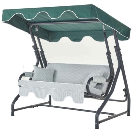 Κούνια Κήπου Διθέσια Morus 561CLR1749 170x110x168cm Multi-Green