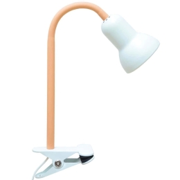 Φωτιστικό Γραφείου Με Κλιπ 780SGN4780 Φ9x35cm 1xE14 40W Coral-White Opviq