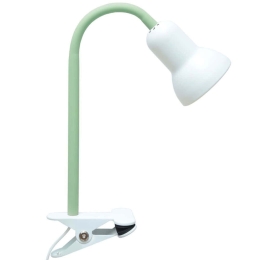 Φωτιστικό Γραφείου Με Κλιπ 780SGN4782 Φ9x35cm 1xE14 40W Mint-White Opviq