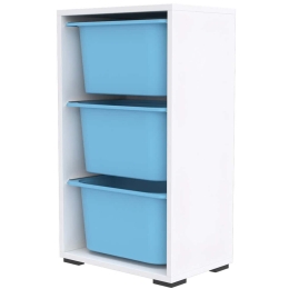 Συρταριέρα Παιδική Bronz 768ESL1111 45x30x90cm White-Blue