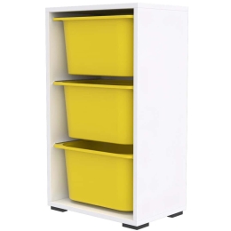 Συρταριέρα Παιδική Bronz 768ESL1113 45x30x90cm White-Yellow