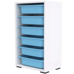 Συρταριέρα Παιδική Bronz 768ESL1116 45,5x30x83cm White-Blue