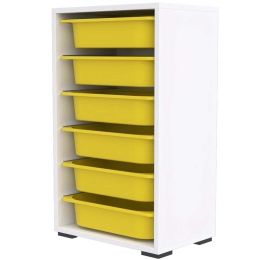 Συρταριέρα Παιδική Bronz 768ESL1118 45,5x30x83cm White-Yellow