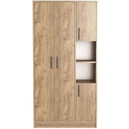 Ντουλάπα Δίφυλλη Cupra 768ESL1126 90x42x177cm Pine Δίφυλλη