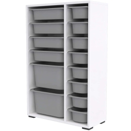Συρταριέρα Παιδική Rine 768ESL1159 69,5x30x109cm White-Grey