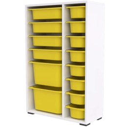 Συρταριέρα Παιδική Rine 768ESL1165 69,5x30x109cm White-Yellow