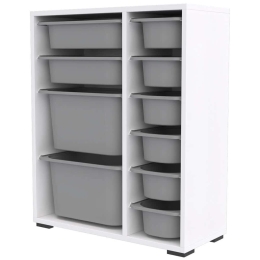 Συρταριέρα Παιδική Zen 768ESL1177 69,5x30x83cm White-Grey